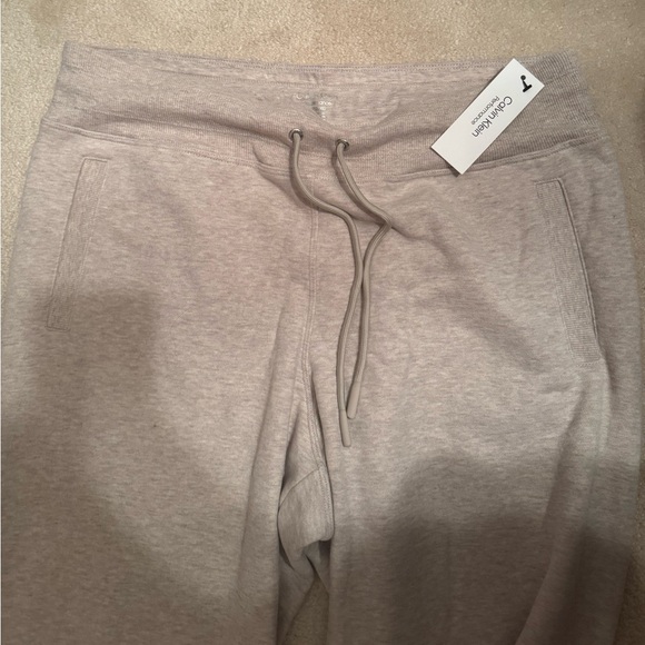 Calvin Klein Heather Grey Joggers- Part of A Set! - Picture 3 of 3